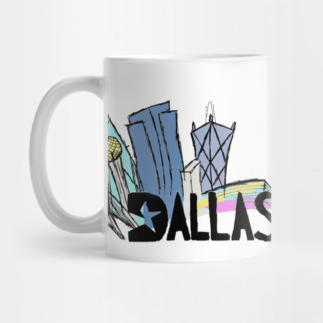 Dallas Skyline by wesgentry